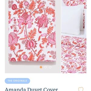Roller rabbit Amanda duvet cover, used but in perfect condition